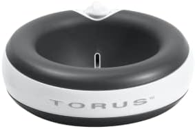 Torus 2-Liter Water Bowl, Charcoal