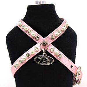 Trilly Tutti Brilli Tomi Dog's Harnesses, Pink, Large