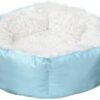 Astorpet Dog and Cat Bed Pearl Bed for Pets, Comfortable and Comfortable, Washable (Blue, L)