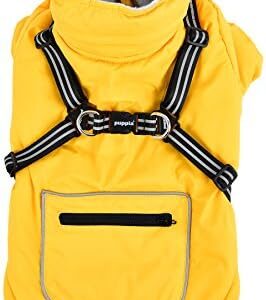 Puppia Mallory Pet Coat, XX-Large, Yellow