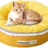 PETCUTE Dog Bed Small Dogs, Super Soft Dog Bed, Pet Bed for Medium and Large Dogs and Cats, Non-Slip Dog Beds with Removable Cushion, Dog Cushion, Dog Basket, Washable