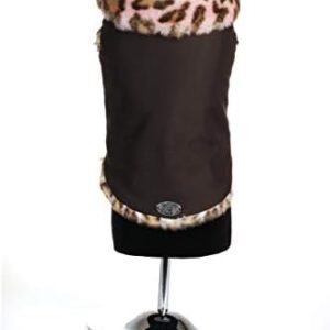 Trilly Tutti Brilli LiviamarXS Livia Coat Brown with Spotted Edge, XS, Brown