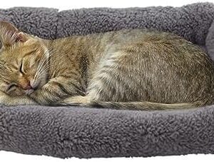 NAMSAN Cat Bed Kitten Bed Cosy Soft Small Pet Cushion Washable Bed for Cat's Nest/ Cave( 42CM X 28CM)
