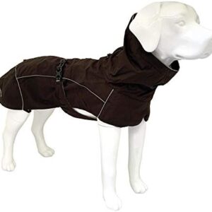 Croci Hiking Coat for Dogs, Waterproof for Dogs, Makalu, Thermoregulating Liner, Black, Size 60 cm - 382 g