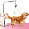 Pet Dog Grooming Loops, Adjustable Pet Grooming Leash Neck and Haunch Holder for Pet Grooming Table Bathtub Dog Bathing Supplies, Small/Medium dogs