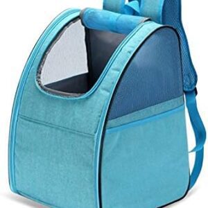 PETCUTE Cat Backpack Dog Backpack Cat Carrier Backpack Transport Box for Small Dogs Pet Carrier Removable Fleece Mat for Outdoor Hiking