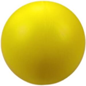 norrun Hard Plastic Dog Ball for Dogs Horses and Piglets Approx. Diameter 19 cm Yellow