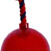 Zeus Spark LED Ball,Dog Toy, Large, Red