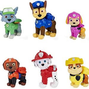 PAW PATROL, Movie Pups Gift Pack with 6 Collectible Toy Figures, Kids’ Toys for Ages 3 and up Multicolor 10.3 inch'x2 inchx14 inch
