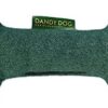Dandy Dog Dog Toy Felt Dark Green Bone Size L/XL