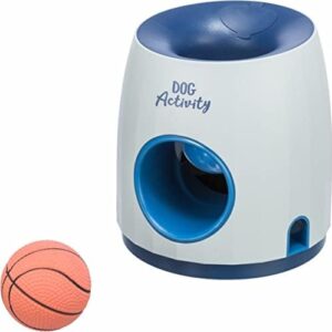 TRIXIE Dog Activity Strategy Game, Interactive Intelligence Toy for Dogs, Ball & Treat, Diameter 17 × 18 cm - 32009