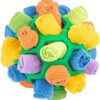 KOMUNJ Sniffing Ball for Dogs, Sniffing Carpet Sniffing Toy Interactive Dog Toy Portable Pet Snuffle Ball Toy for Small Medium Dogs Pets