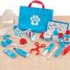 Melissa & Doug Examine & Treat Pet Vet Play Set - The Original (24 Pieces, Great Girls and Boys - Kids Toy Best for 3, 4, 5 Year Olds and Up)