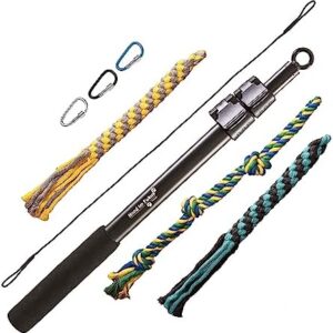 Möhwald Hund im Fokus® Professional Stimulation Rod for Large and Small Dogs - Includes 3 Ropes + 3 Carabiners + E-Book