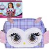 Purse Pets, Print Perfect Hoot Couture Owl, Interactive Pet Toy and Handbag with Over 30 Sounds and Reactions, Kids’ Toys for Girls Ages 5 and up