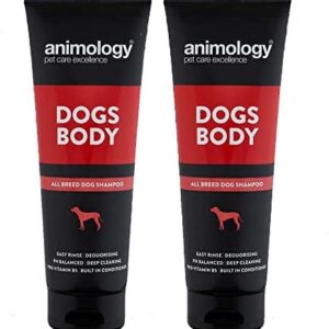 ANIMOLOGY Dogs Body Shampoo – Easy Rinse, Deodorising Pet Shampoo (500)