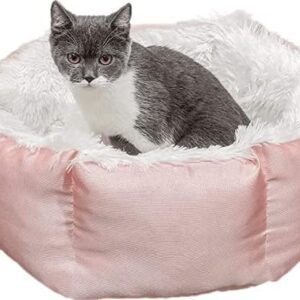 Astorpet Dog and Cat Bed Pearl Bed for Pets, Comfortable and Comfortable, Washable (Pink, L)
