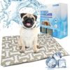 BPS Cooling Mat for Dogs and Cats, Cooling Blanket for Pets, Ideal for Dogs and Cats in Summer, 3 Sizes (L)