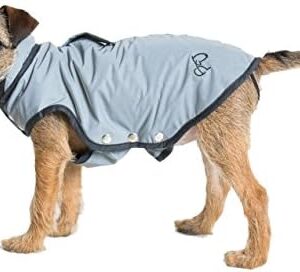 Border & charle' T15 S Fully Reflective Charlie Dog Coat Grey Size XXL