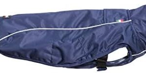 CHIARA Chester Dog Raincoat, Navy, 2X-Large