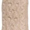 CHIARA Chloe CHP-401GR-XL Hooded Sweatshirt, Sweater, Handmade (Size: XL, Washable, Stylish, Stand-Up Collar, Material: 80% Acrylic and 20% Wool), Dark Grey