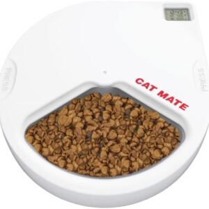 Cat Mate C300 Automatic 3 Meal Pet Feeder with Digital Timer for Cats and Small Dogs