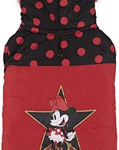Cerdá - ForFanPets Dog Accessories | Minnie Mouse Winter Dog Coat - Official Disney Licence