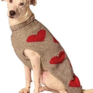 Chilly dog Red Hearts Dog Sweater (XX-Large)