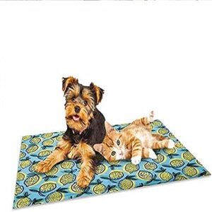 Crosses Cooling mat for Animals Cooling mat for Dogs Lemons Fantasy Measures 90X50 CM