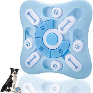 DAWRIS Dog Toy Intelligence, Dog Toy Intelligence with Squeaker Dog Puzzle Toy for IQ Training and Slow Feeder Toy for Cats Dog Feeding Plates