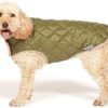 Danish Design Forest Green Quilted Dog Coat 45cm (18")
