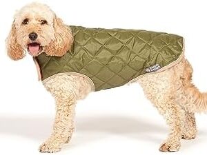 Danish Design Forest Green Quilted Dog Coat 45cm (18")