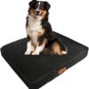Ellie-Bo Waterproof Memory Foam Orthopaedic Dog Bed for Cage/Crate, Small, 24-Inch, Black