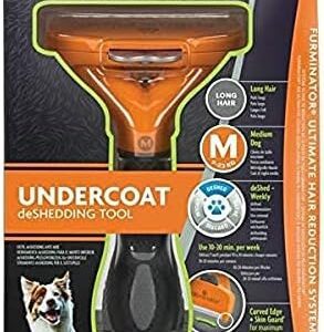 FURminator Undercoat deShedding Tool for Medium Long Hair Dogs, 9-23 kg