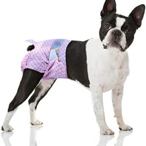 Flying Paws Disposable Female Dog Diapers, Puppy Diapers with Adjustable Elastic Waistline for Female Dog or Cat in Heat, Incontinence，Diaper with Wetness Indicator.… (M-40 Count)