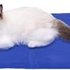 Flying Paws Dog Cooling Mat, Durable Pet Cooling Bed Pad, Washable Ice Mat for Cats, Dog Summer Sleeping Area, Self-Cooling Pads, Non-Toxic Gel Cooling Mat, for Indoor & Outdoor & Car, Small