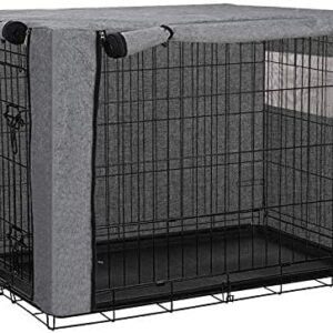 Fogsun Dog Cage Cover, Dog Crate Cover, Dog Crate Cover, Durable, Windproof, Cover for Dog Kennels, Dog Accessories, for Indoor and Outdoor Use (109 x 74 x 76 cm (L x W x H))