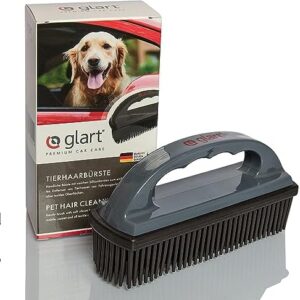 Glart 44THB Premium Dog Brush Pet Hair Brush Removes Pet Hair and Dirt from All Car Seats, Cushions, Carpets