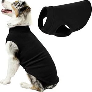 Gooby - Stretch Fleece Vest, Pullover Fleece Vest Jacket Sweater for Dogs, Black, 5X-Large