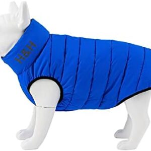 Hugo & Hudson Puffer Jacket for Dog, 47 cm, Blue/Navy