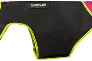 Julius-K9, 16DC-IDC-XL-PN, IDC Neoprene Dog Jacket, Size: X-Large, Harness Size: 2, Black & Pink