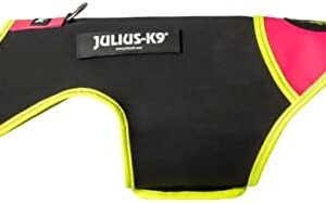 Julius-K9 IDC Neoprene Dog Jacket, Size: S, Black and Pink