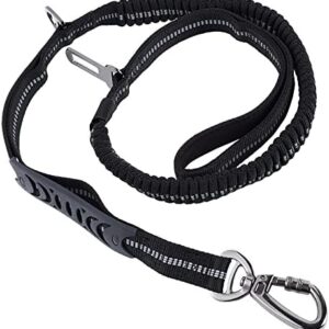 KARY Dog Car Seat Belt for Car Seats, Can be Used for Large, Medium and Small Dogs, Seat Belt for Dogs with Reflective Strips and Buffer Ropes