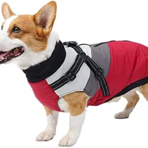 KEZATO Winter Dog Coat Warm Winter Jacket Winter Coat for Small Dogs