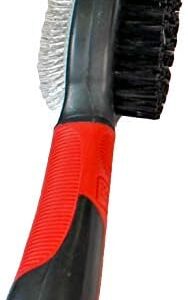 Karlie Professional Bristles and 2 in 1 Slicker Brush, 22.5 x 6.5 cm, Red/Black