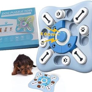 LoHuo Dog Puzzle Toy Feeder, Dog Toy Intelligence, Dog Activity Feeder Dispenser, Dog Puzzle Toy, for Small, Medium, Large Dogs, Puppies and Cats