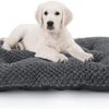 LoHuo Washable Dog Mattress, Comfortable Small Dog Bed, Medium, Washable, Foldable Dog Beds, Washable and Durable, Anti-Anxiety Dog Beds, with Non-Slip Base