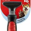 Mikki Dog, Puppy Grooming Undercoat Rake - Dematting Tool Removes Matts - for Thick Coats