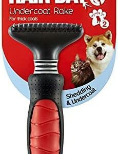 Mikki Dog, Puppy Grooming Undercoat Rake - Dematting Tool Removes Matts - for Thick Coats