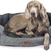 Nobby Josi Comfort Oval Dog Bed, 45 x 40 x 19 cm, Grey